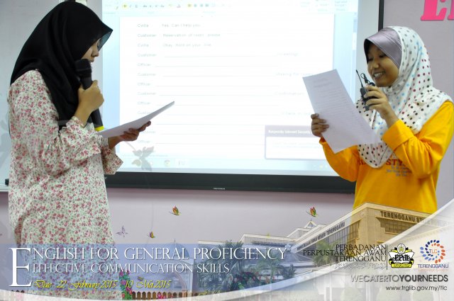 English For General Proficiency (22 February - 10 May 2015)
