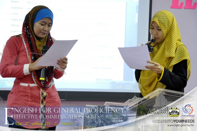 English For General Proficiency (22 February - 10 May 2015)