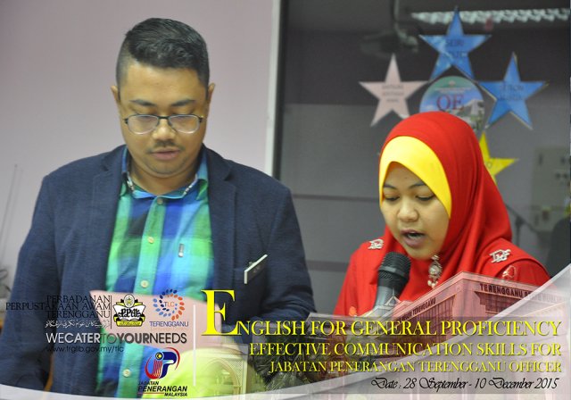 Effective Communication Skills For Jabatan Penerangan Terengganu (28 September 2014 - 11 December 2014)